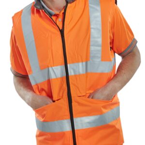 Beeswift Reversible Bodywarmer Orange / Grey M