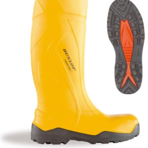 Dunlop Purofort+Full Safety Wellington Yellow 08
