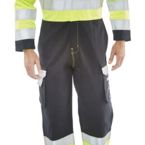 Beeswift Arc Flash Coverall Saturn Yellow / Navy 50