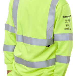 Beeswift Arc Compliant Sweatshirt Saturn Yellow 5XL