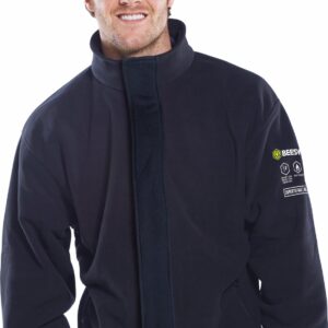 Beeswift Arc Compliant Fleece Jacket Navy Navy Blue 3XL