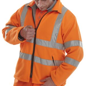 Beeswift Carnoustie Fleece Jacket Orange 4XL