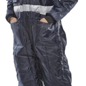 Beeswift Coldstar Freezer Coverall Navy Blue 3XL
