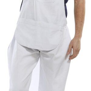 Beeswift Cotton Drill Bib And Brace White 48