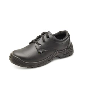 Beeswift Smooth Leather Tie Shoe Black 10