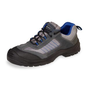 Beeswift Mesh Active Trainer Shoe Black / Blue 07