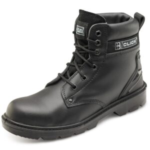 Beeswift Smooth Leather 6 inch Boot Black 12
