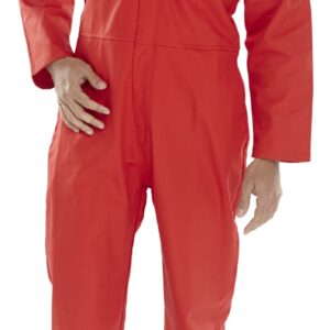 Beeswift Fire Retardant Boilersuit Red 40