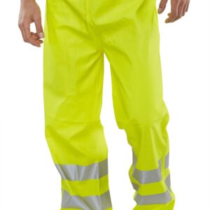 Beeswift Fire Retardant Anti-Static Trousers Saturn Yellow 3XL