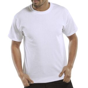 Beeswift Heavy Weight Tee Shirt White L