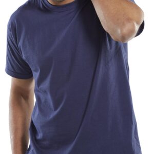 Beeswift Tee Shirt Navy Blue 2XL
