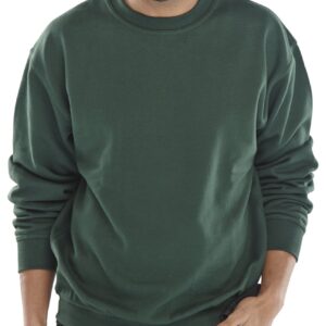 Beeswift Polycotton Sweatshirt Bottle Green L