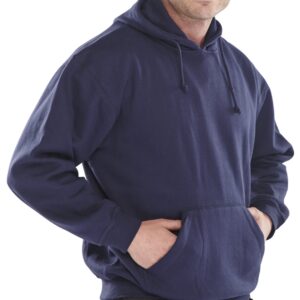 Beeswift Hooded Sweatshirt Navy Blue S