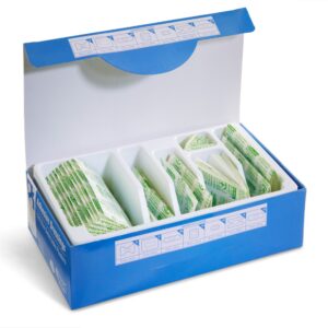 Click Medical Blue Detectable Plasters 120 Assorted  (Box of 120)