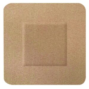 Hygio Fabric Square Plasters 100  (Box of 100)