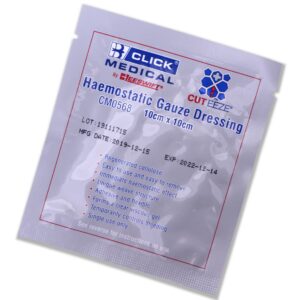 Click Medical Haemostatic Soluble Dressing 10X10cm