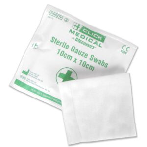 Click Medical Sterile Gauze Swabs 10cm X 10cm Pk Of 5