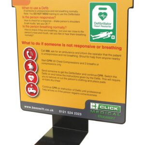 Click Medical Defibrillator Wall Hanger