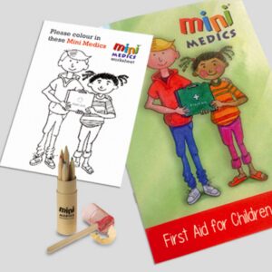 Click Medical First Aid For Children Pack With Coloured Pencils