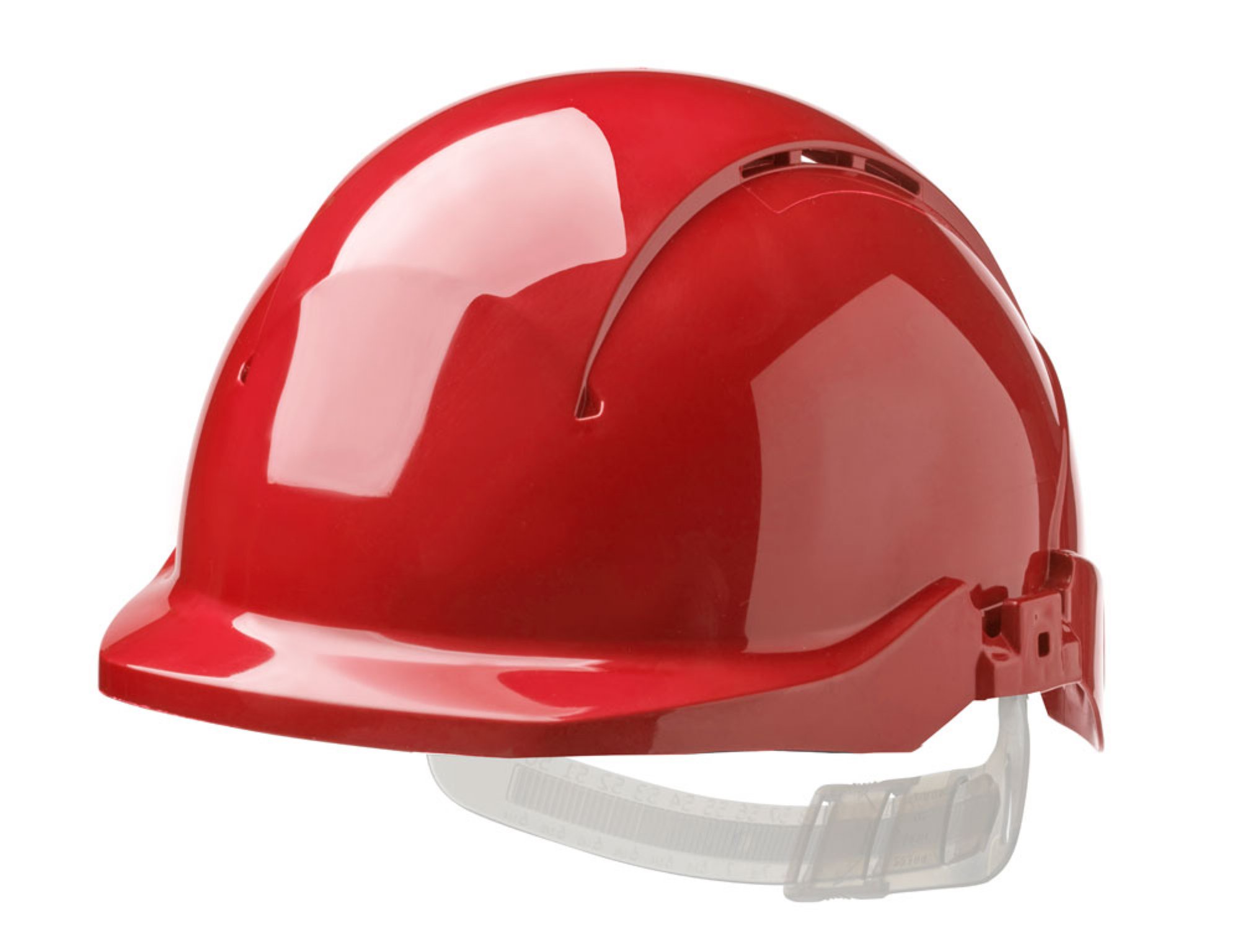 Centurion Concept Reduced Peak Vented Safety Helmet Red
