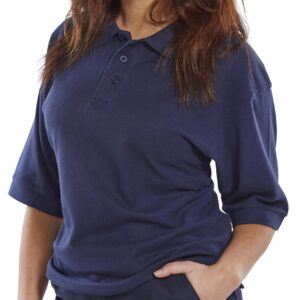 Beeswift Premium Polo Shirt Navy Blue 3XL