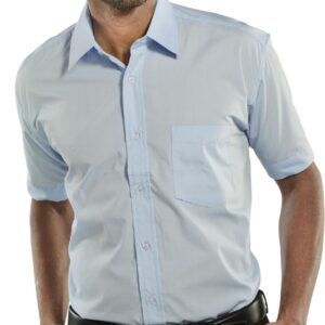 Beeswift Classic Shirt Short Sleeve Sky Blue 16