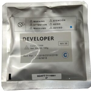Compatible Sharp MX36 Cyan Developer Bag