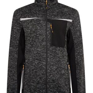 JCB Trade Essington II Full Zip Grey Knitted Jumper M
