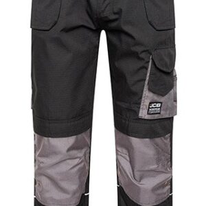 JCB Trade Plus Black/Grey Rip Stop Trouser 30