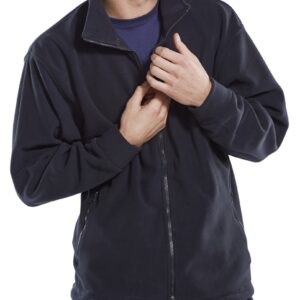 Beeswift Standard Fleece Jacket Navy Blue 3XL