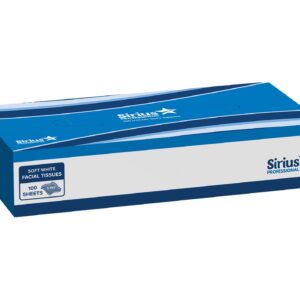Sirius  2 Ply White Standard Facial Tissues - 24x100 Sheets