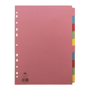 Concord Pastel Dividers A4 10 Part