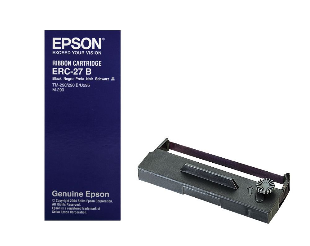 OEM Epson ERC-27 Black Original Fabric Ribbon (C43S015366)