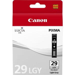 OEM Canon 4872B001 PGI-29LGY Ink Cartridge Light Grey 1320 Photos 36ml
