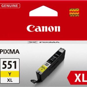 OEM Canon CLI-551YXL Yellow High Capacity Ink Cartridge 6446B001