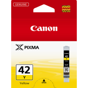 Canon 6387B001 (CLI-42Y) Ink Cartridge Yellow 284 Photos 13ml