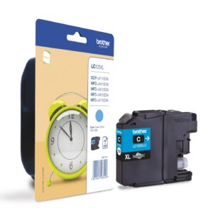 Brother LC125XLC Ink Cartridge Cyan 1.2K Pages 8ml