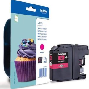 OEM Brother LC123M Cartridge Ink Magenta 600 Pages 5.9ml