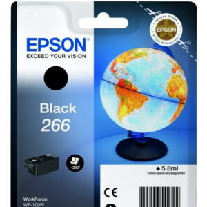 OEM Epson C13T26614010 (266) Ink Cartridge Black 260 Pages Content 5.8 ml