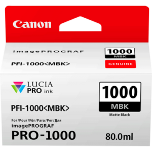 Canon 0545C001 PFI-1000MBK Matte Black Ink Tank