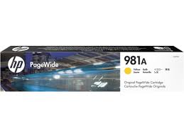 OEM HP 981A 6000 Pages Yellow Ink Cartridge J3M70A