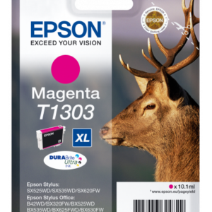 OEM Epson C13T13034012 (T1303 Ink Cartridge Magenta XL 600 Pages 10.1ml