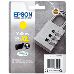Epson C13T35944010 (35XL) Ink Cartridge Yellow High Capacity 1.9K Pages 20.3ml