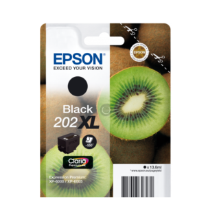 OEM Epson 202XL Black High Capacity Ink Cartridge T02G1