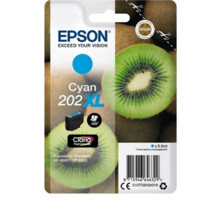 OEM Epson 202XL Cyan High Capacity Ink Cartridge T02H2