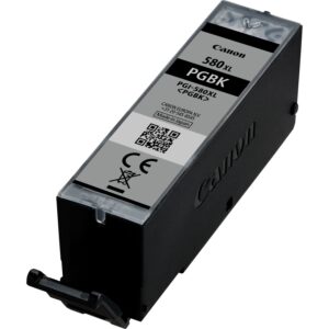 OEM Canon 2024C001 PGI-580PGBKXL Ink Cartridge Black High Capacity 400 Pages 18.5ml