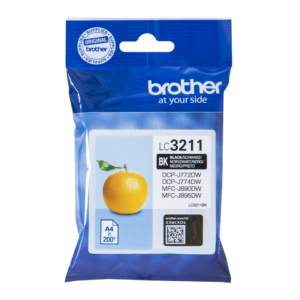 Brother LC3211BK Ink Cartridge Black 200 Pages