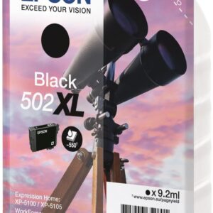 OEM Epson 502XL High Capacity Black Ink Cartridge T02W14010
