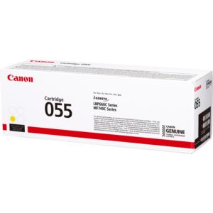 OEM Canon 055Y Yellow 2100 Pages Original Toner 3013C002