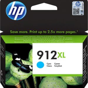 OEM HP 912XL High Capacity Cyan Ink Cartridge 3YL81AE